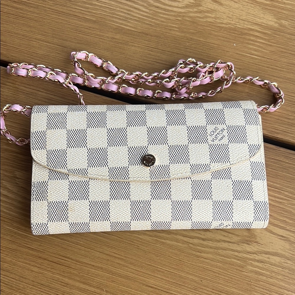 LV Bag with added chain